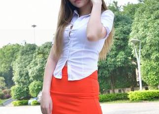 魔镜街拍 – 在阳光下，婷婷的薄丝魅力！绝对是高清美图界的包臀女神！